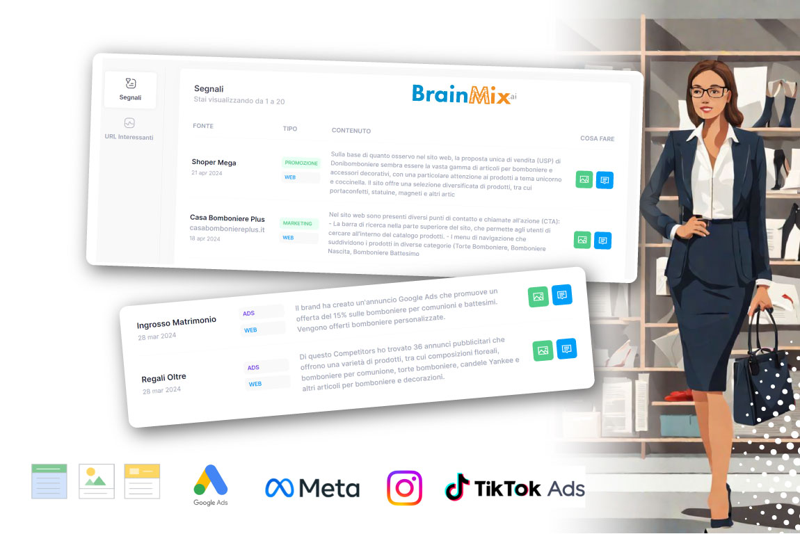 Osserva le pagine web e i social dei competitors, prima di fare azioni di marketing